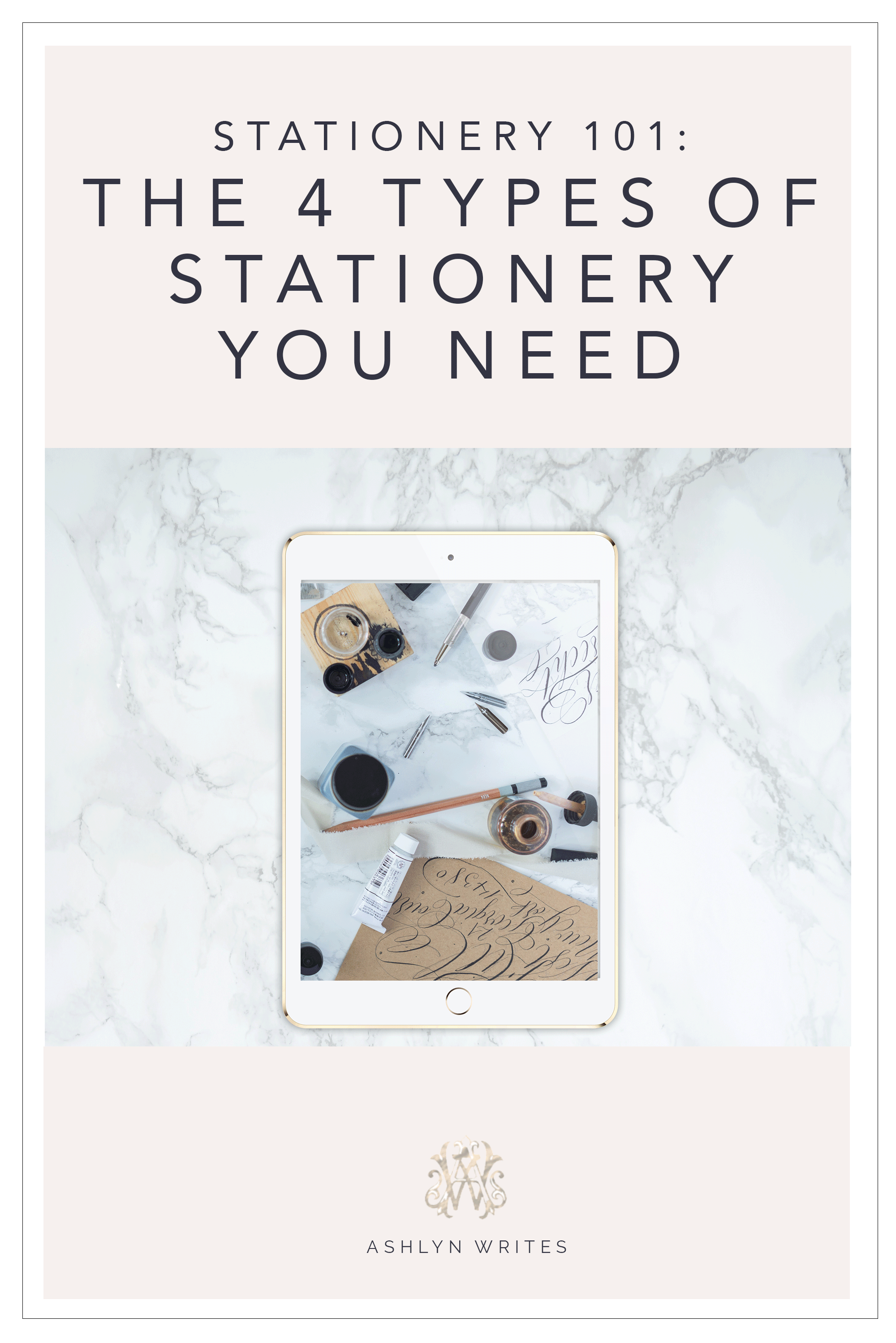 Stationery Types Stationery DIY Stationery set