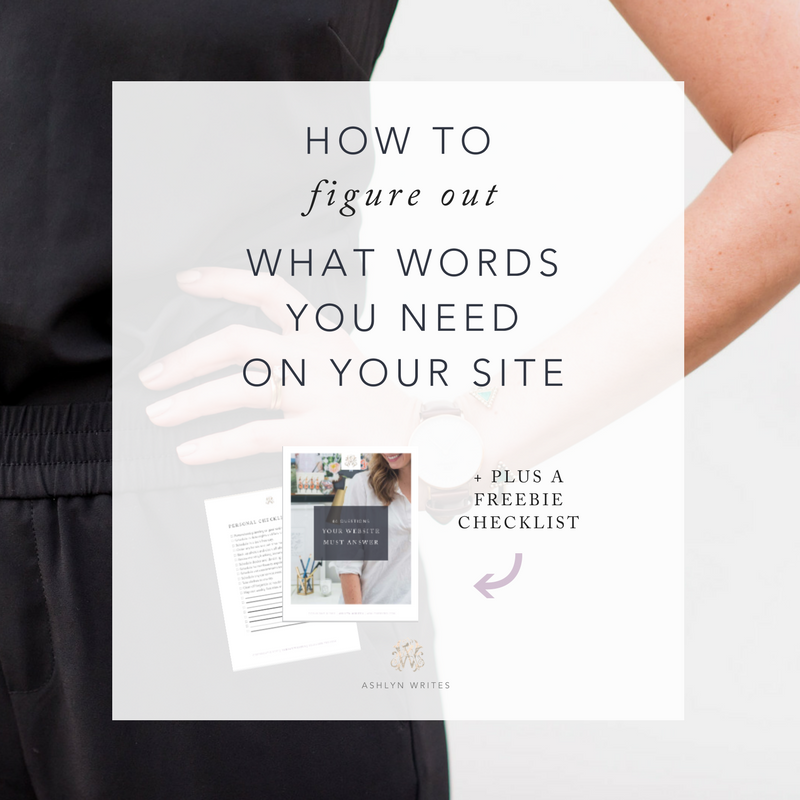 How to Figure Out What Words You Need for Your Website