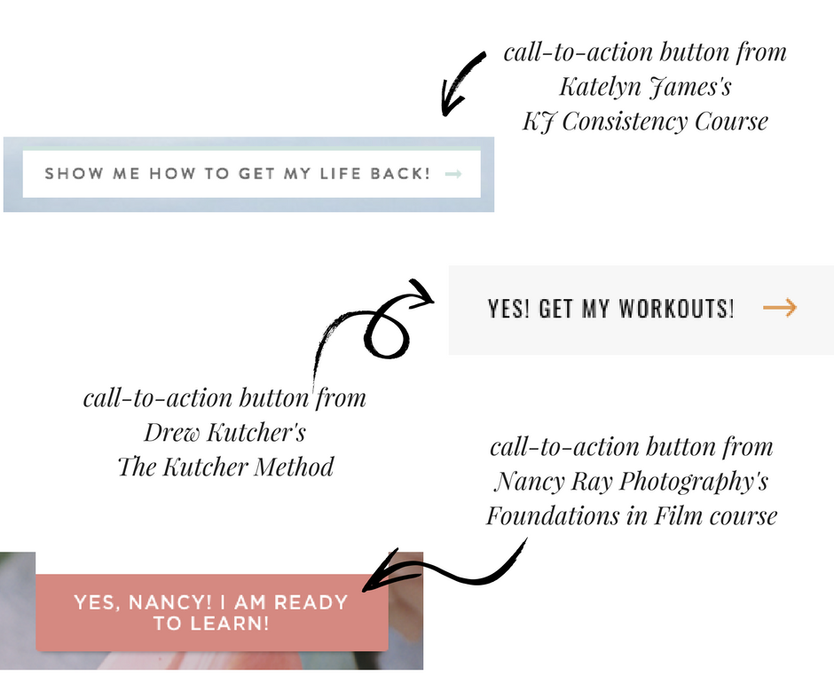 how to write call to action button copy for Linktree and your website