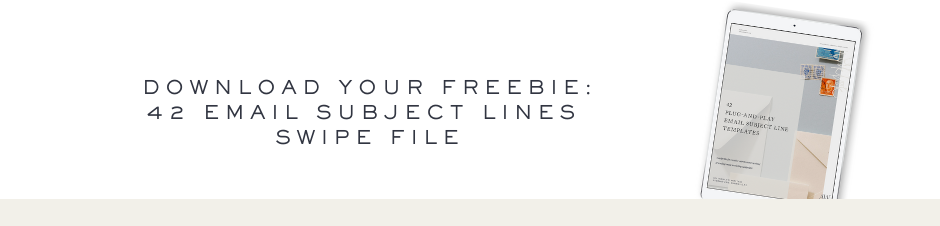 Email Subject Line Freebie Download