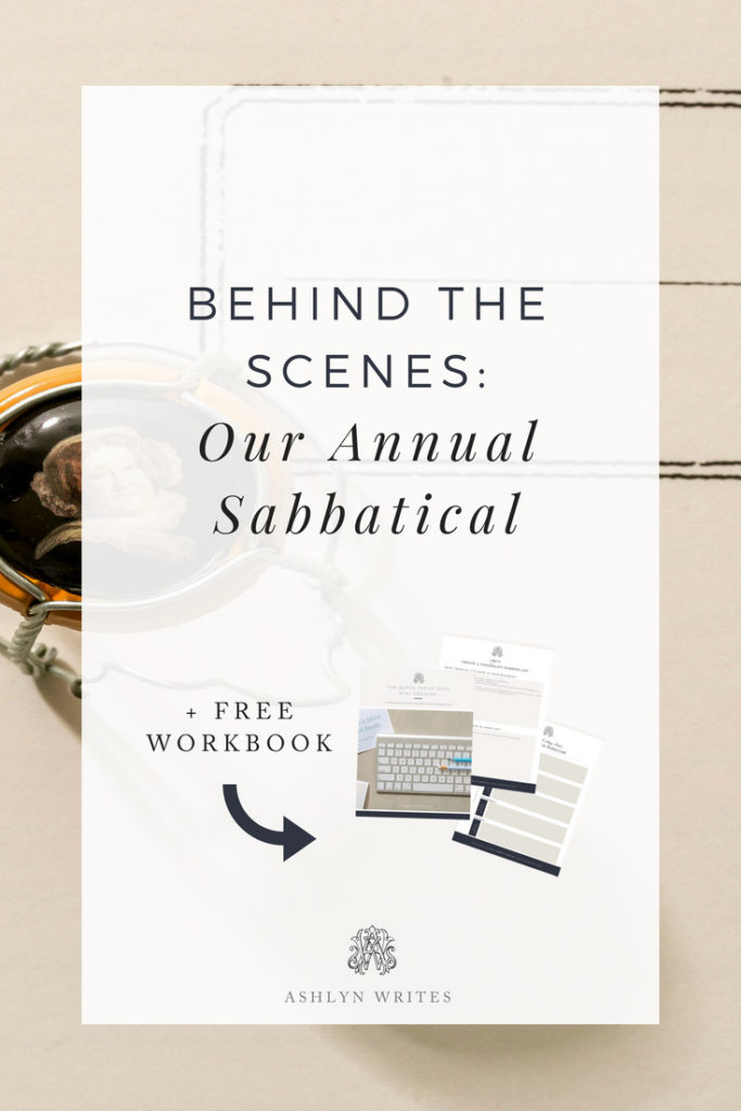 Behind the Scenes of our Annual Sabbatical