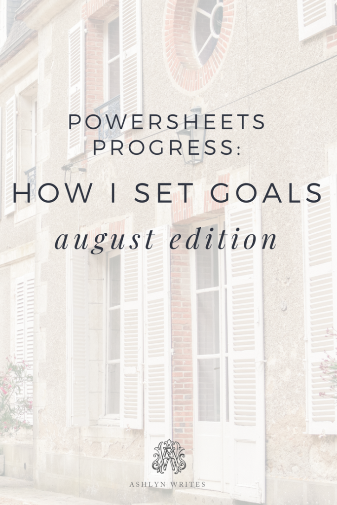 August Powersheets