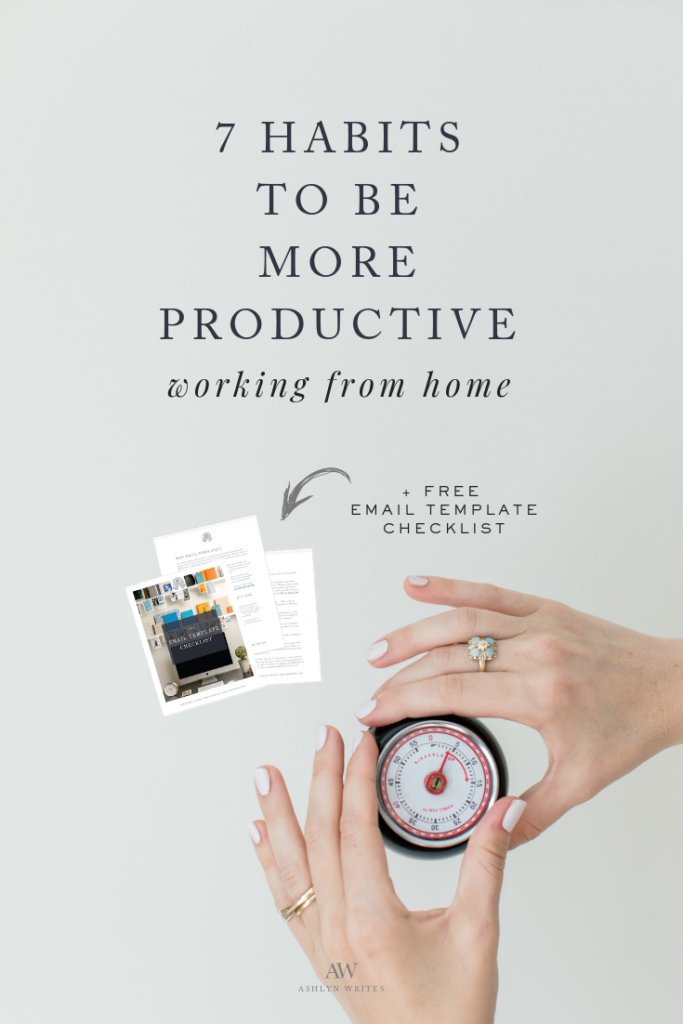 How to be more productive Ashlyn Carter of Ashlyn Writes