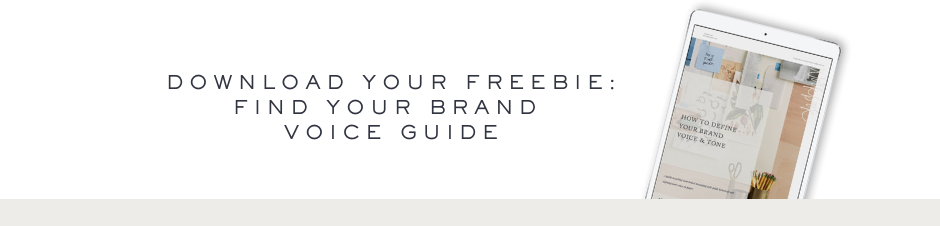 Find Your Brand Voice Guide- Ashlyn Writes
