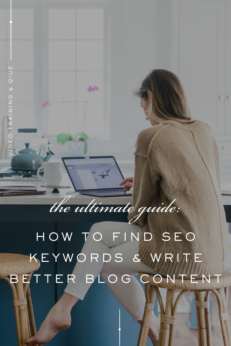 How to find SEO keywords & write better blog content | Ashlyn Writes