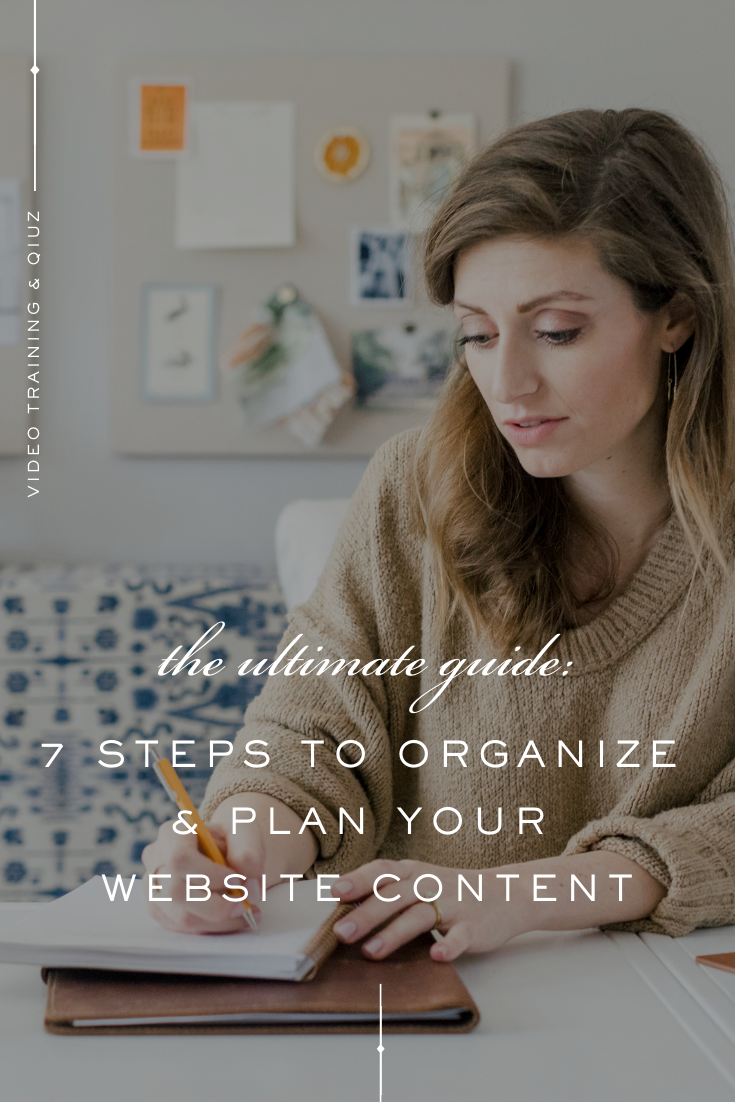 7 Steps to Organize & Plan Your Website Content | Ashlyn Writes