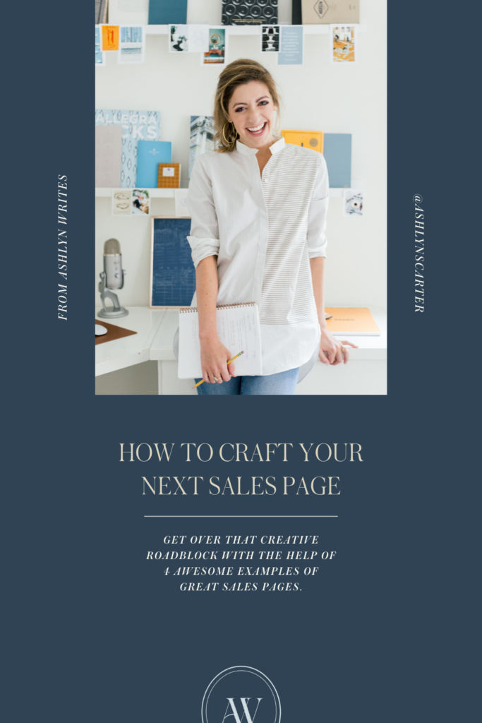 4 Must-See Examples Of GREAT Sales Pages | Ashlyn Writes