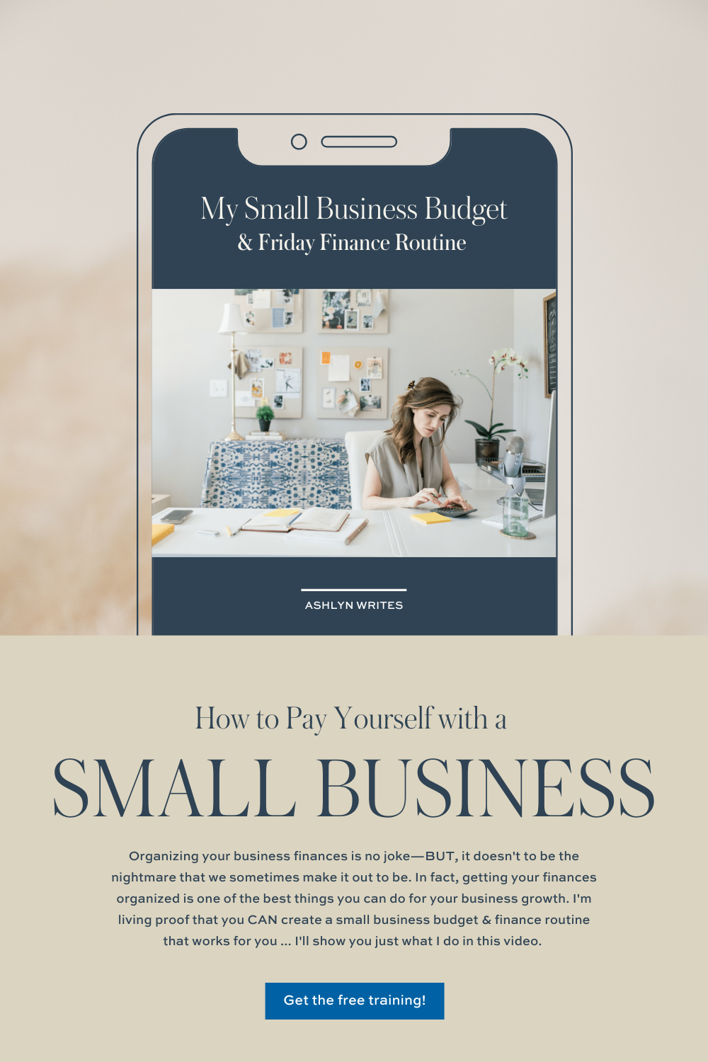 How to pay yourself as a small business | Ashlyn Writes